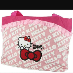 Sanrio 2009 Hello Kittu zipper  bike bag/canvas purse